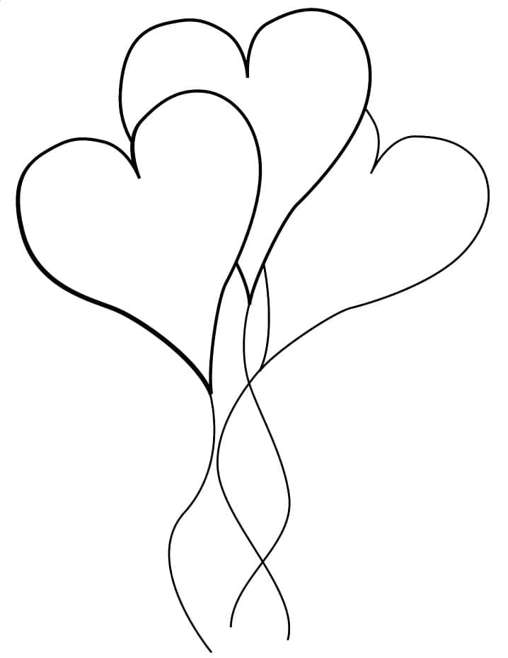 Dessin Ballon #184785 à colorier de la série Objets, gratuit à télécharger et imprimer