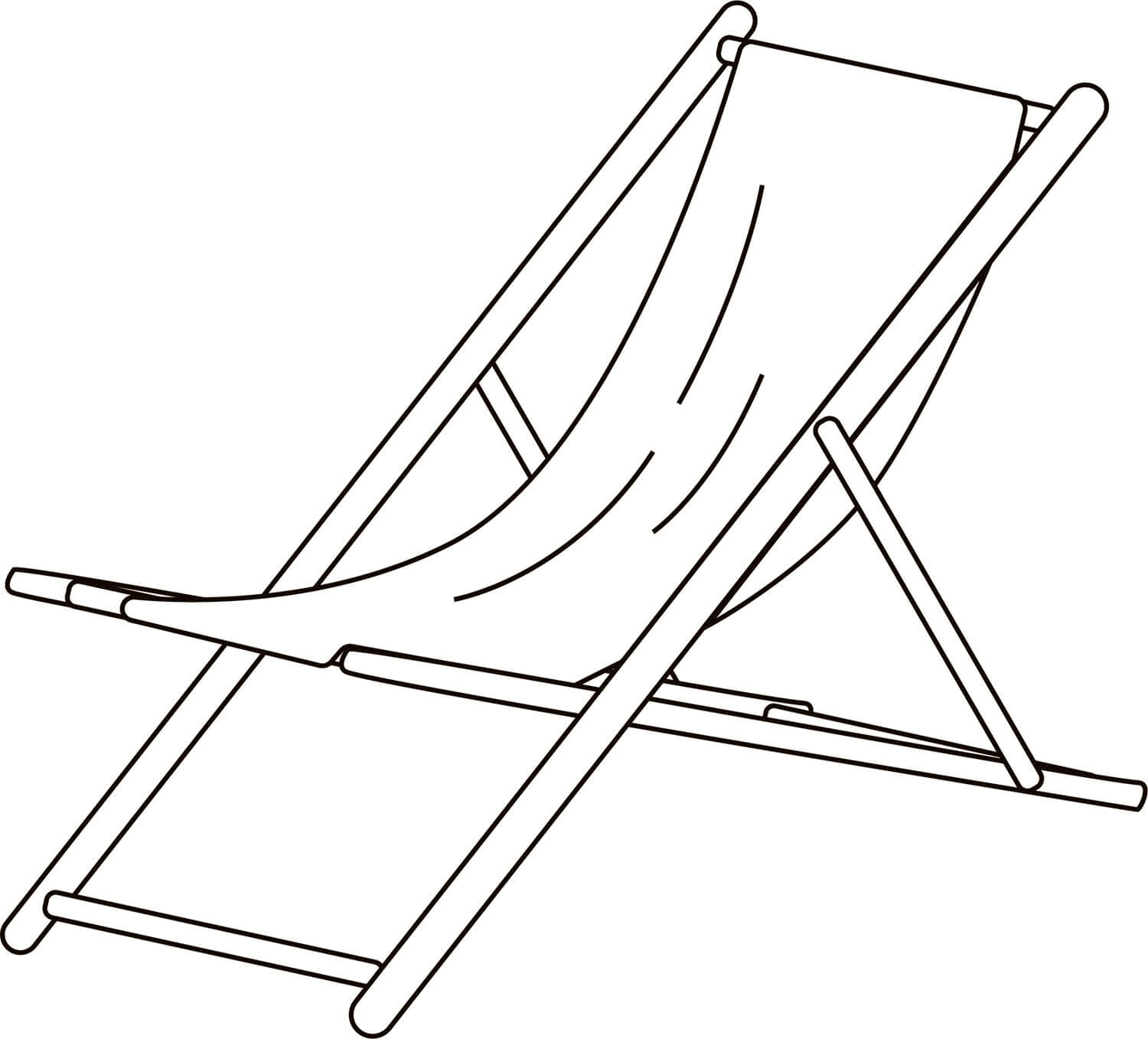 Coloriage à imprimer Chaise #180455 de la série Objets, gratuit pour enfants et adultes