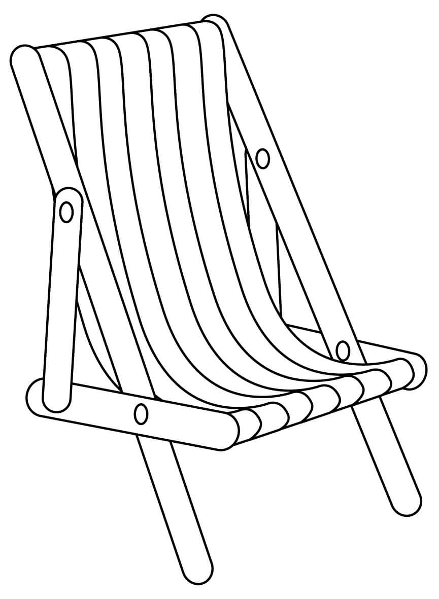 Coloriage Chaise #180479 à imprimer gratuitement, extrait de la collection Objets