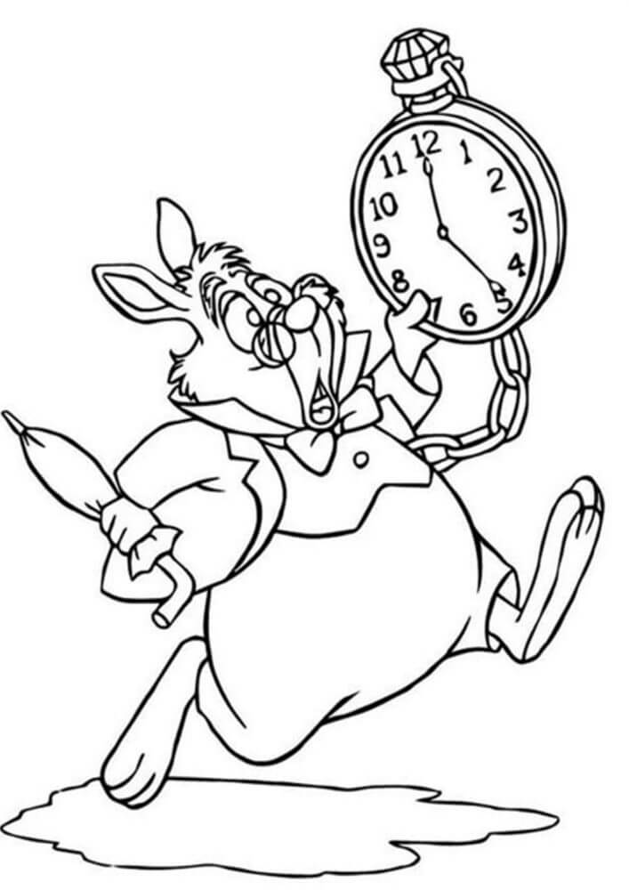 Coloriage gratuit Horloge  #172844 de la collection Objets à imprimer