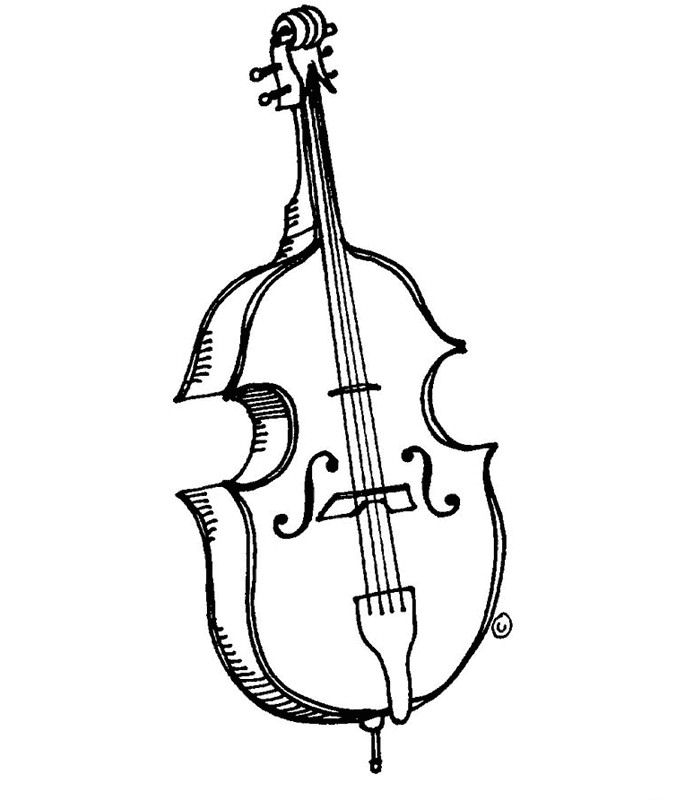 Dessin à colorier: Instruments de musique (Objets) #167165 - Coloriages à Imprimer Gratuits