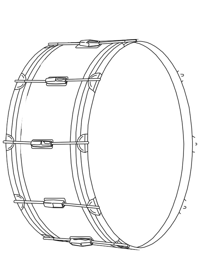 Dessin à colorier: Instruments de musique (Objets) #167171 - Coloriages à Imprimer Gratuits