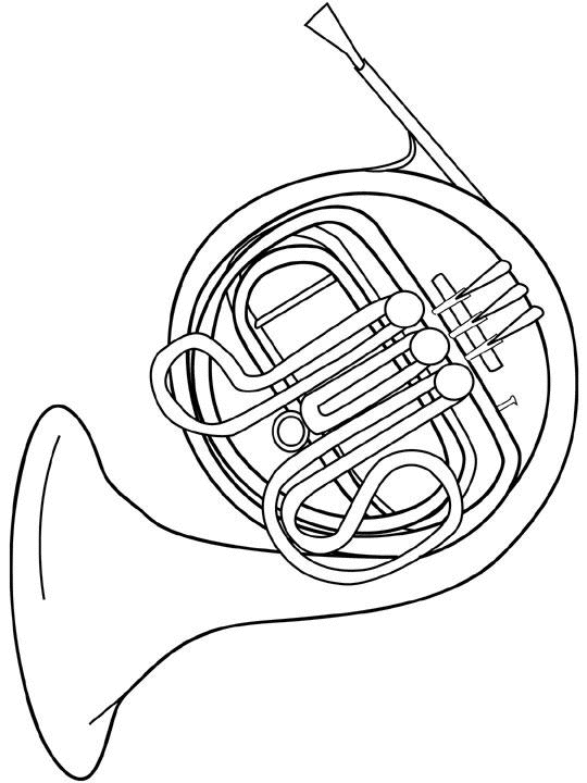 Dessin à colorier: Instruments de musique (Objets) #167174 - Coloriages à Imprimer Gratuits