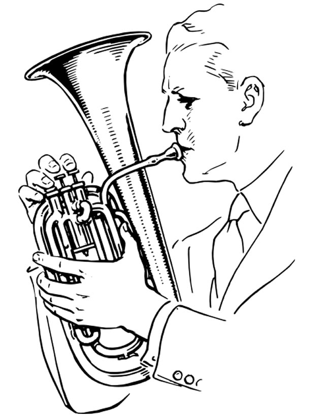 Dessin à colorier: Instruments de musique (Objets) #167201 - Coloriages à Imprimer Gratuits