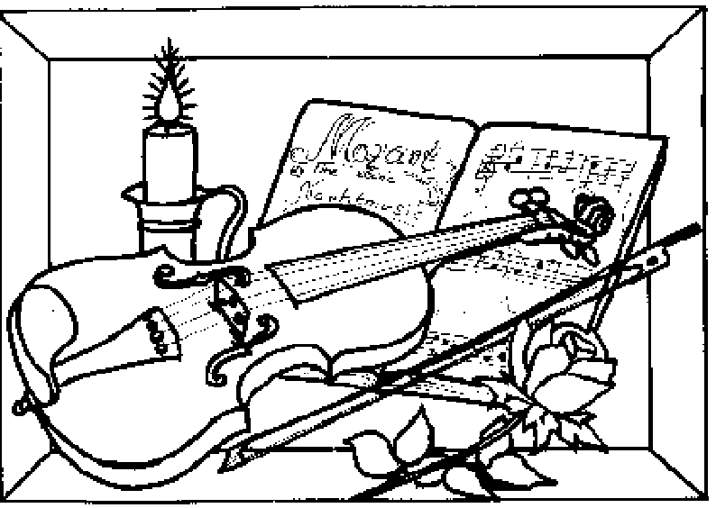 Dessin à colorier: Instruments de musique (Objets) #167207 - Coloriages à Imprimer Gratuits