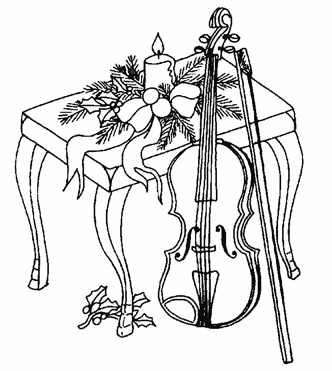 Dessin à colorier: Instruments de musique (Objets) #167265 - Coloriages à Imprimer Gratuits
