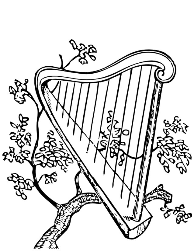 Dessin à colorier: Instruments de musique (Objets) #167269 - Coloriages à Imprimer Gratuits