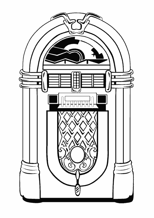 Dessin à colorier: Instruments de musique (Objets) #167294 - Coloriages à Imprimer Gratuits