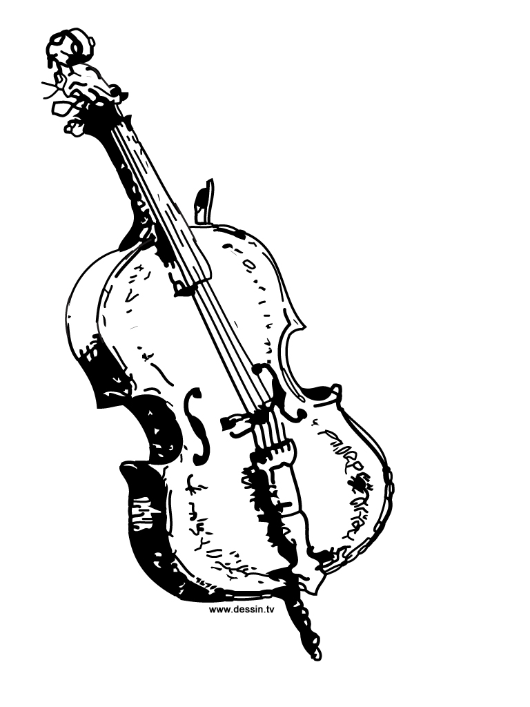 Dessin à colorier: Instruments de musique (Objets) #167308 - Coloriages à Imprimer Gratuits