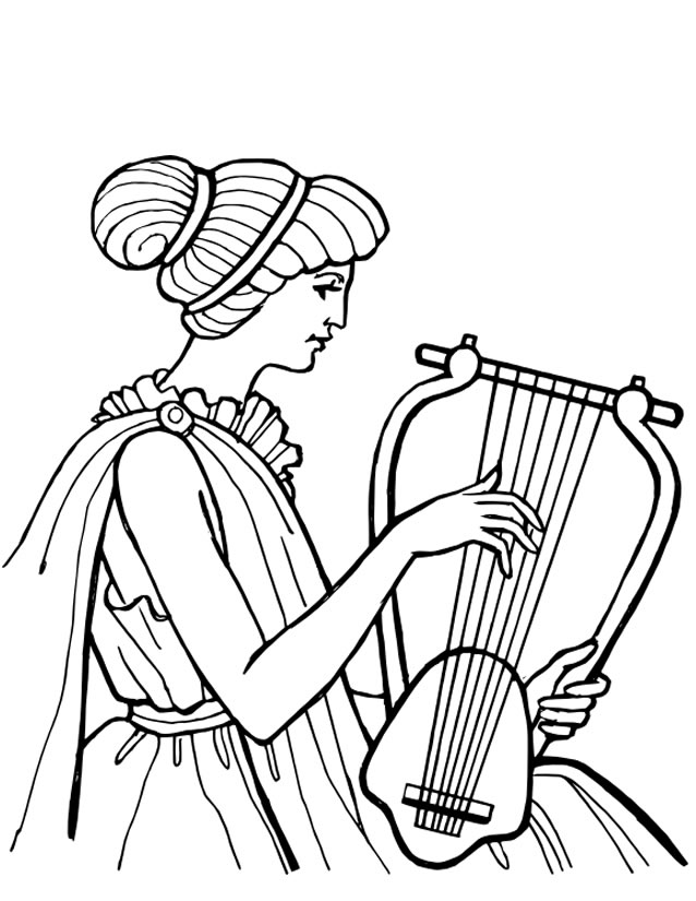 Dessin à colorier: Instruments de musique (Objets) #167335 - Coloriages à Imprimer Gratuits