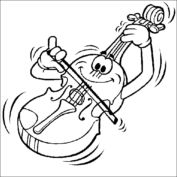 Dessin à colorier: Instruments de musique (Objets) #167338 - Coloriages à Imprimer Gratuits