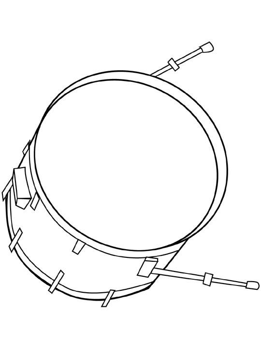 Dessin à colorier: Instruments de musique (Objets) #167347 - Coloriages à Imprimer Gratuits