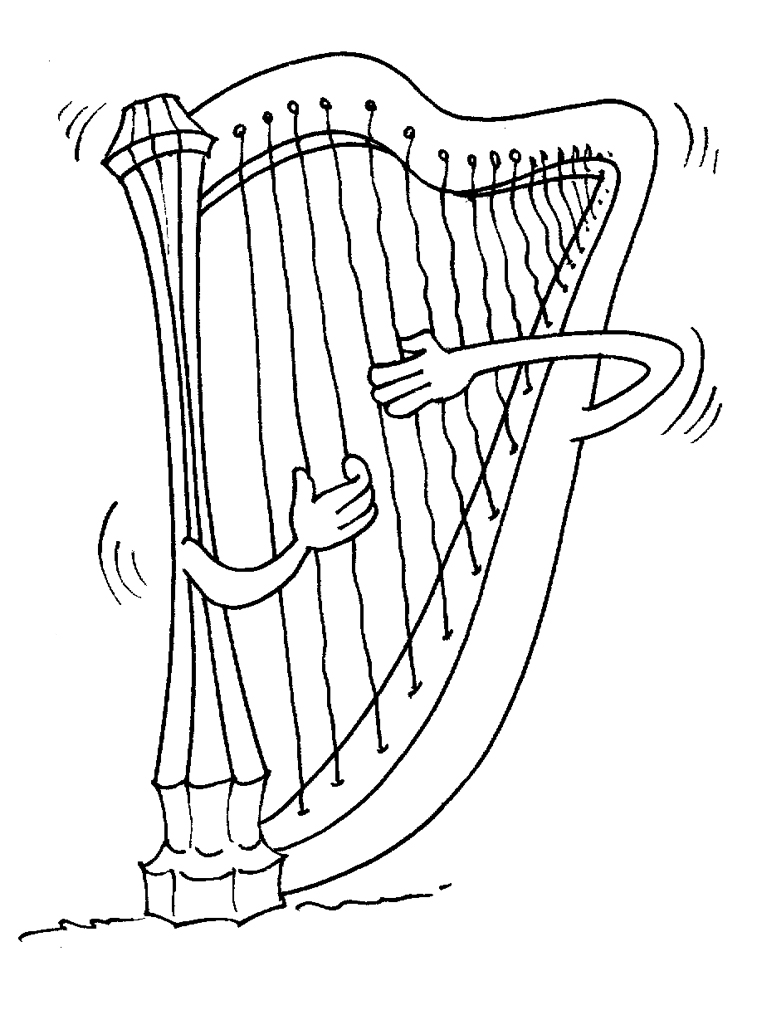 Dessin à colorier: Instruments de musique (Objets) #167363 - Coloriages à Imprimer Gratuits