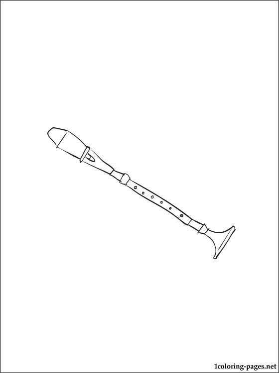 Dessin à colorier: Instruments de musique (Objets) #167373 - Coloriages à Imprimer Gratuits