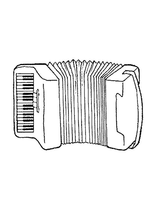 Dessin à colorier: Instruments de musique (Objets) #167377 - Coloriages à Imprimer Gratuits