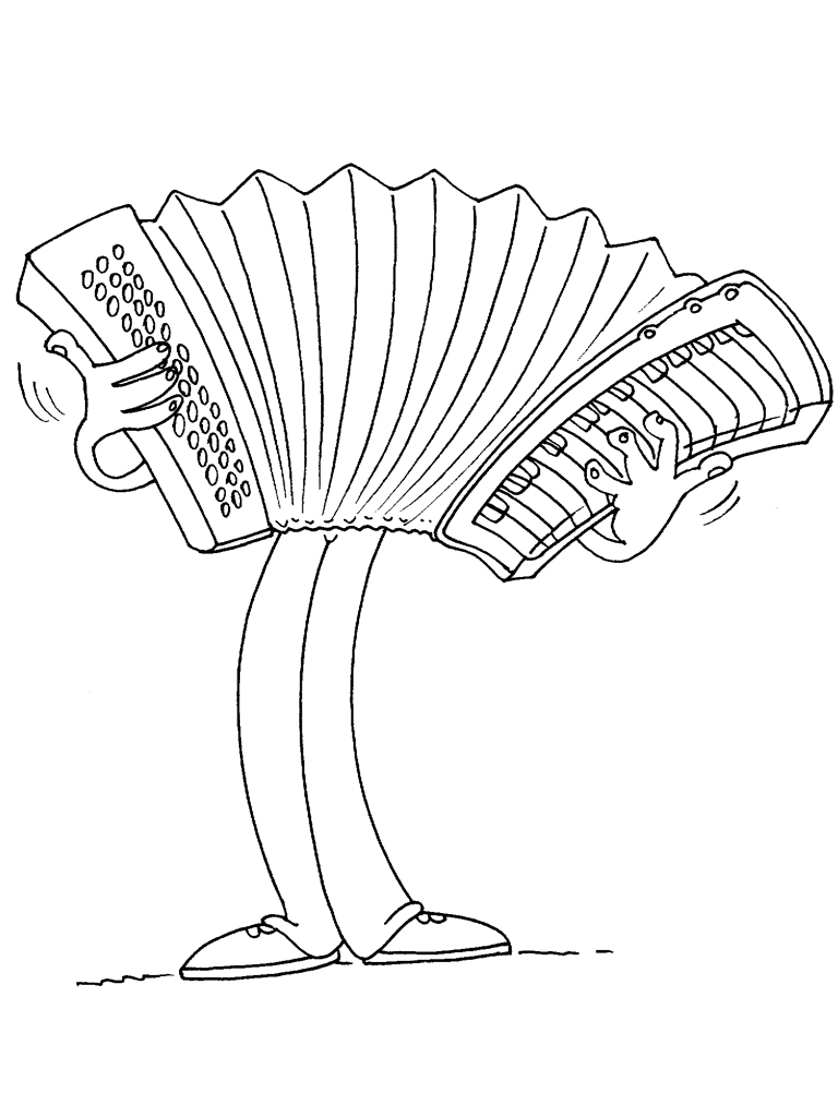 Dessin à colorier: Instruments de musique (Objets) #167408 - Coloriages à Imprimer Gratuits