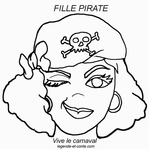 Dessin à colorier: Masque (Objets) #120484 - Coloriages à Imprimer Gratuits