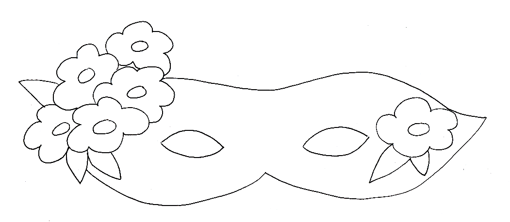 Dessin à colorier: Masque (Objets) #120496 - Coloriages à Imprimer Gratuits