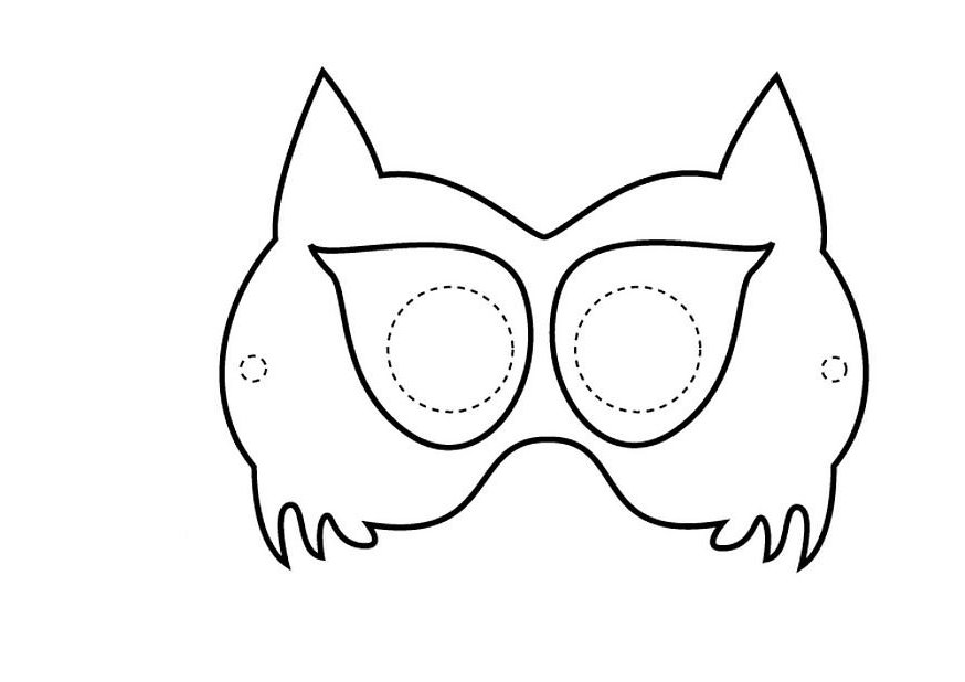 Dessin à colorier: Masque (Objets) #120505 - Coloriages à Imprimer Gratuits