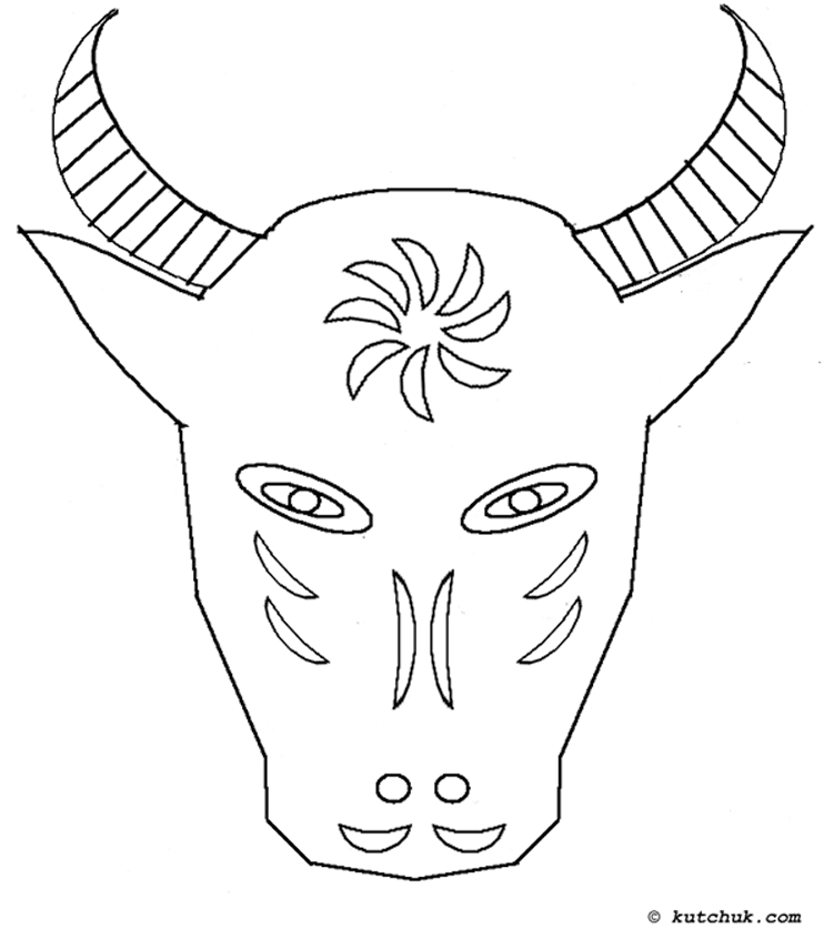 Dessin à colorier: Masque (Objets) #120632 - Coloriages à Imprimer Gratuits