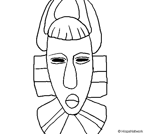 Dessin à colorier: Masque (Objets) #120724 - Coloriages à Imprimer Gratuits