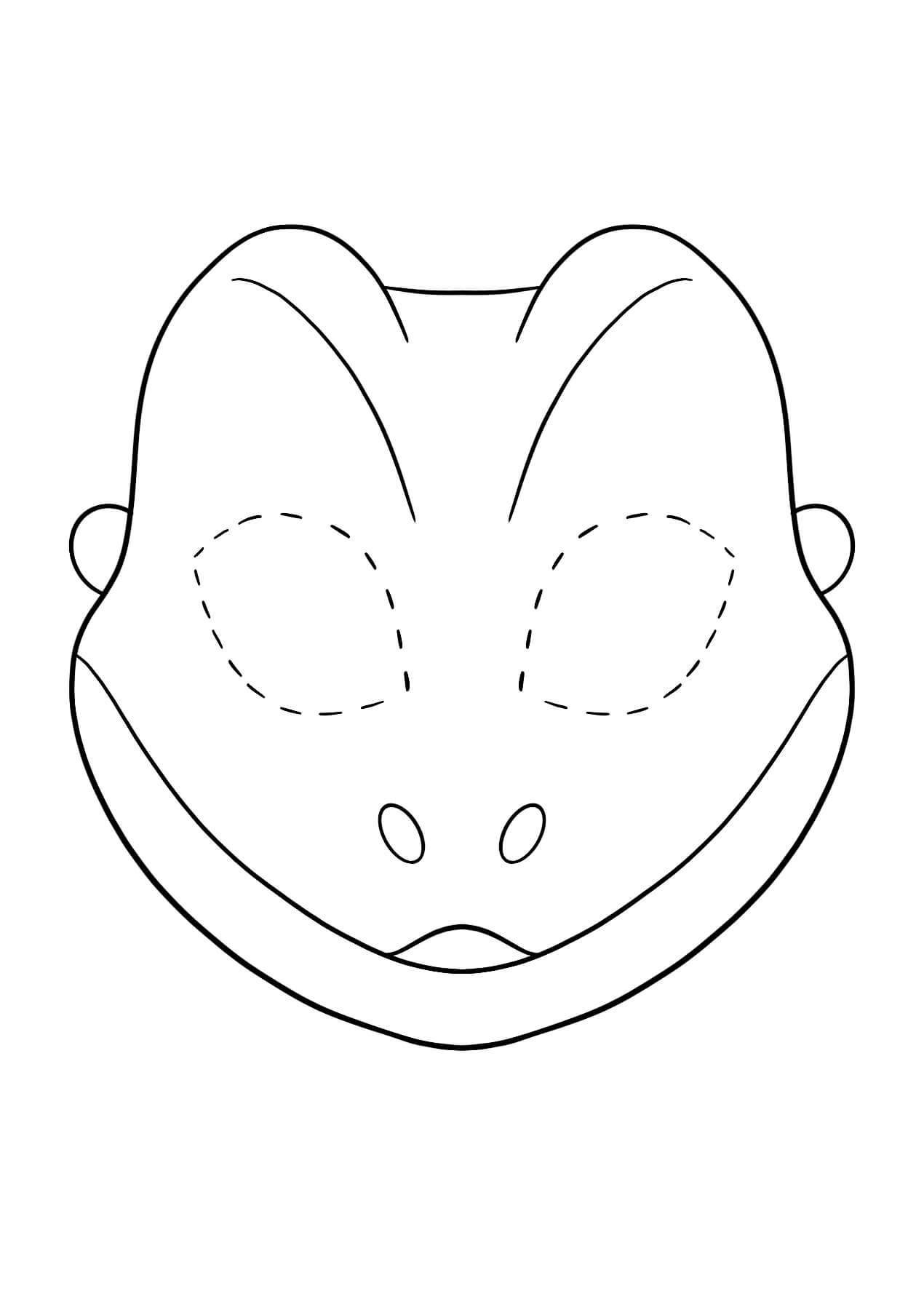 Coloriage gratuit Masque #172689 de la collection Objets à imprimer