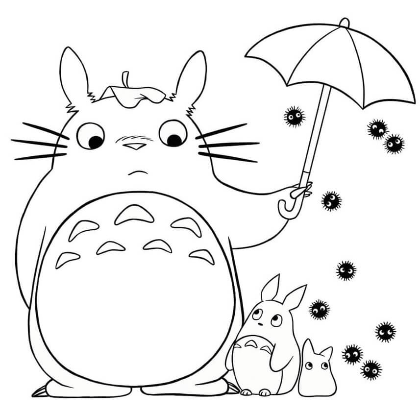 Coloriage gratuit Parapluie #172764 de la collection Objets à imprimer