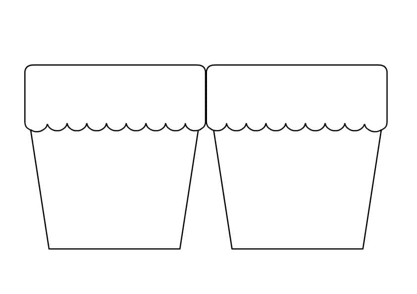 Coloriage gratuit Pot de Fleurs #221280 de la collection Objets à imprimer