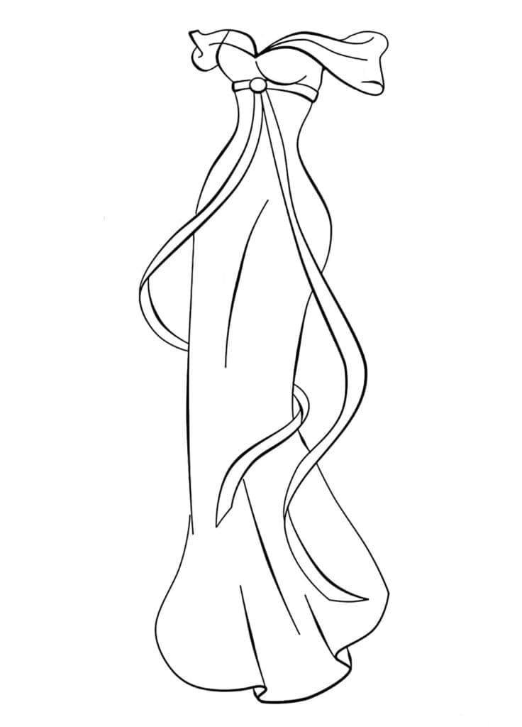 Coloriage imprimable Robe #186205 de la collection Objets à colorier aux crayons Coloriage imprimable Robe #186205 de la collection Objets à colorier aux crayons