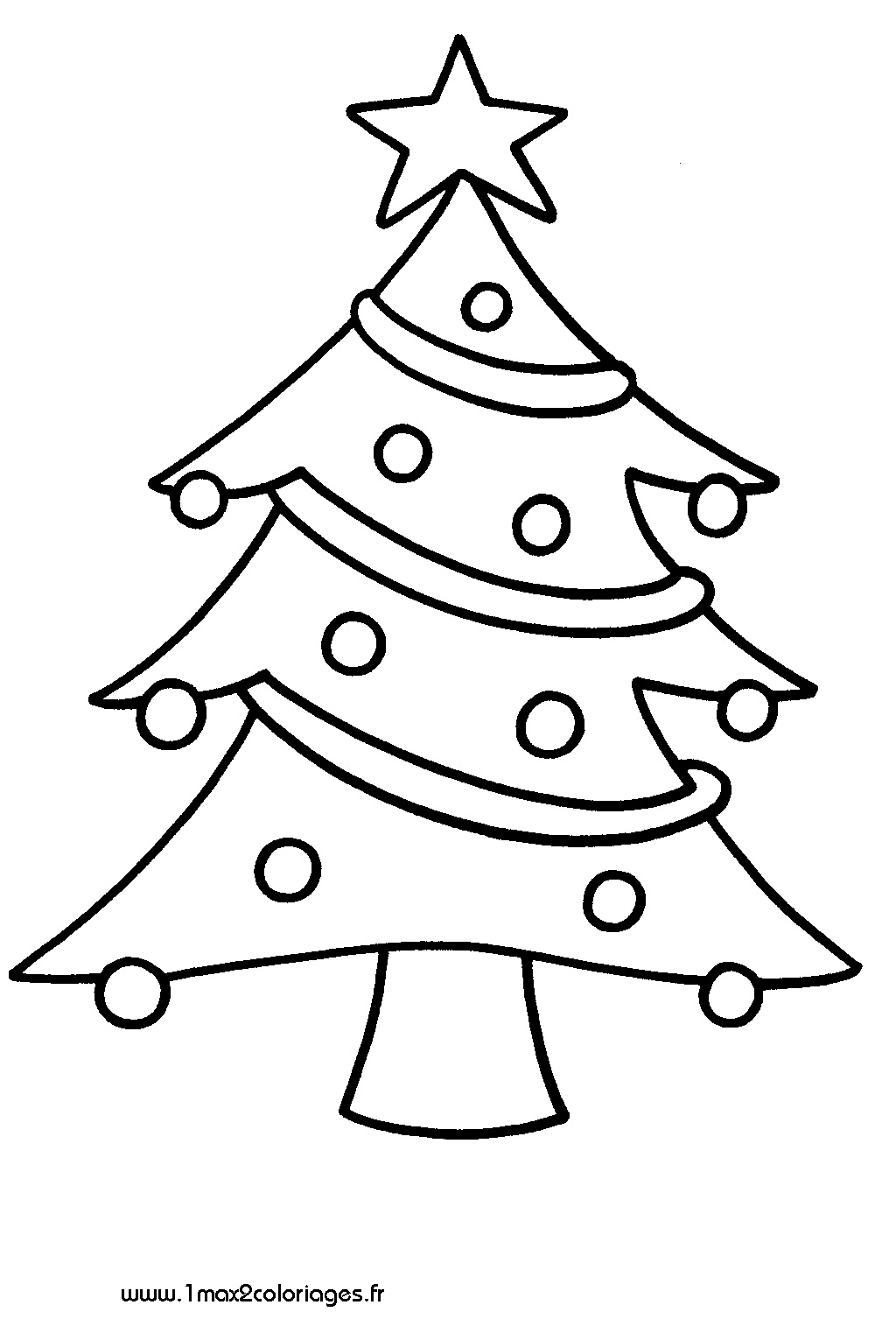 Coloriage Sapin de Noël #167436 (Objets) – Dessin à colorier