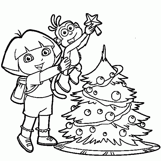 Dessin à colorier: Sapin de Noël (Objets) #167474 - Coloriages à Imprimer Gratuits