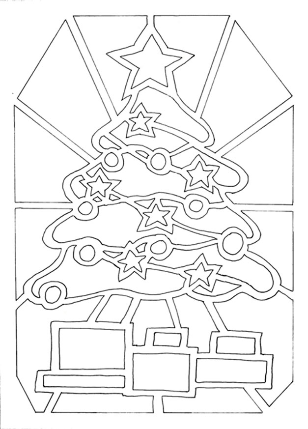 Dessin à colorier: Sapin de Noël (Objets) #167564 - Coloriages à Imprimer Gratuits