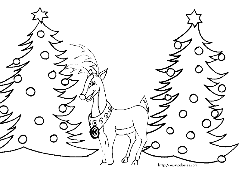 Dessin à colorier: Sapin de Noël (Objets) #167568 - Coloriages à Imprimer Gratuits