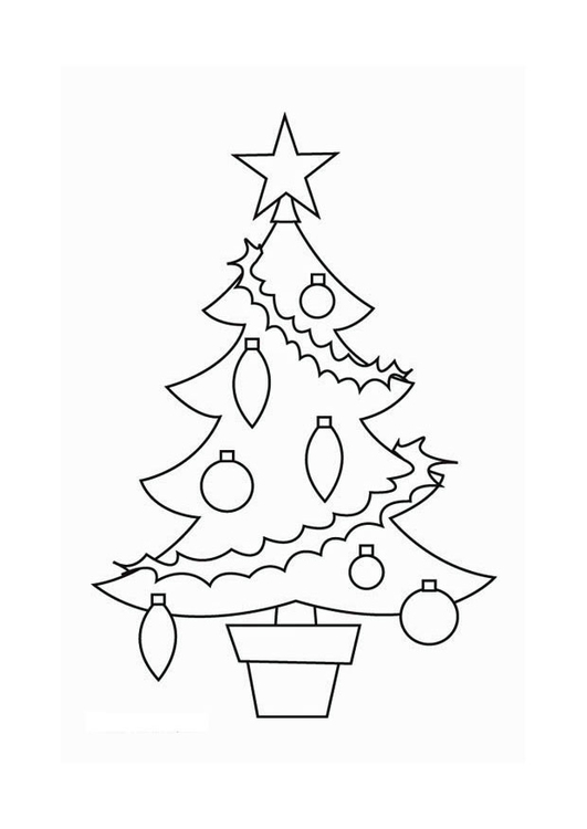 Dessin à colorier: Sapin de Noël (Objets) #167571 - Coloriages à Imprimer Gratuits