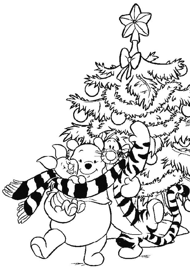 Dessin à colorier: Sapin de Noël (Objets) #167612 - Coloriages à Imprimer Gratuits