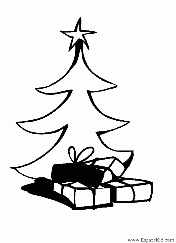 Dessin à colorier: Sapin de Noël (Objets) #167627 - Coloriages à Imprimer Gratuits