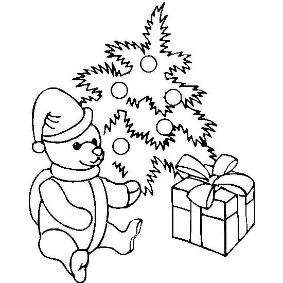 Dessin à colorier: Sapin de Noël (Objets) #167667 - Coloriages à Imprimer Gratuits