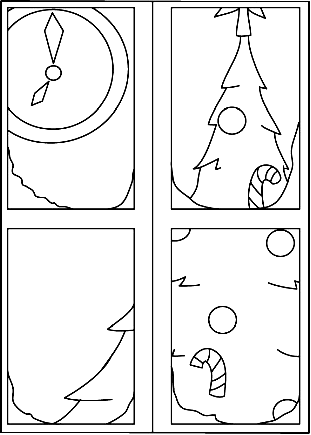 Dessin à colorier: Sapin de Noël (Objets) #167685 - Coloriages à Imprimer Gratuits