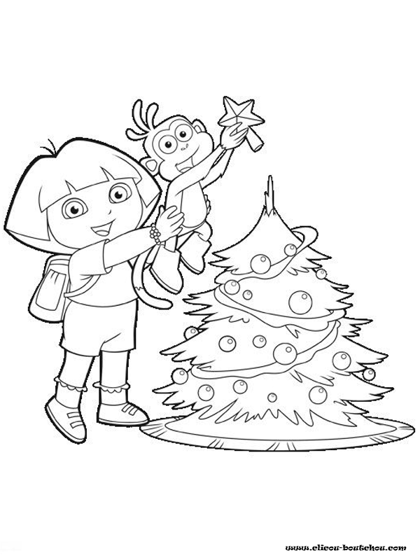 Dessin à colorier: Sapin de Noël (Objets) #167717 - Coloriages à Imprimer Gratuits