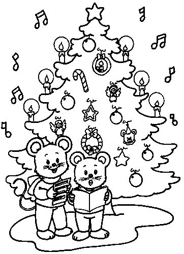 Dessin à colorier: Sapin de Noël (Objets) #167743 - Coloriages à Imprimer Gratuits