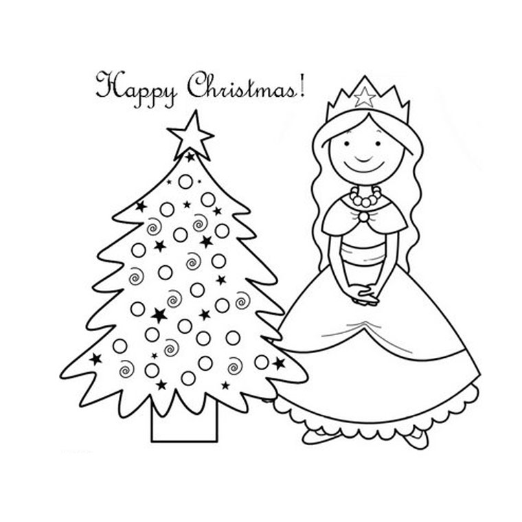 Dessin à colorier: Sapin de Noël (Objets) #167758 - Coloriages à Imprimer Gratuits