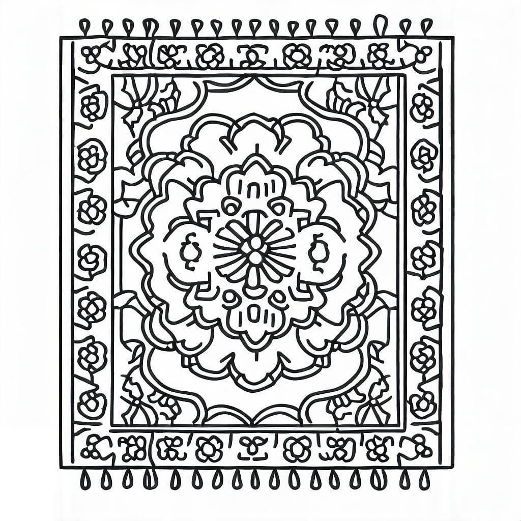 Coloriage gratuit Tapis #185935 de la collection Objets à imprimer Coloriage gratuit Tapis #185935 de la collection Objets à imprimer