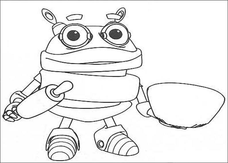 Coloriage gratuit Adibou #206113 de la collection Personnages de dessins animés à imprimer