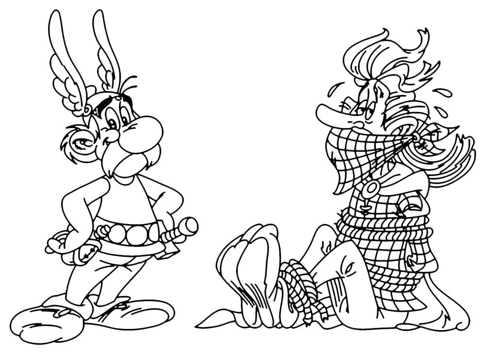 Dessin à colorier: Assurancetourix (Personnages de dessins animés) #189675 - Coloriages à Imprimer Gratuits