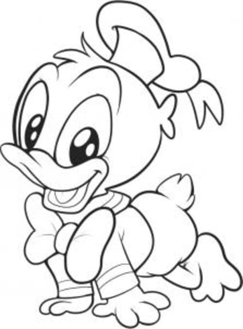 Dessin à colorier: Baby Disney (Personnages de dessins animés) #198172 - Coloriages à Imprimer Gratuits