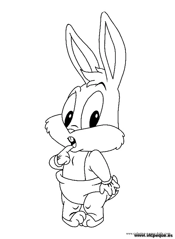 Coloriage gratuit Baby Looney Tunes #26521 de la collection Personnages de dessins animés à imprimer