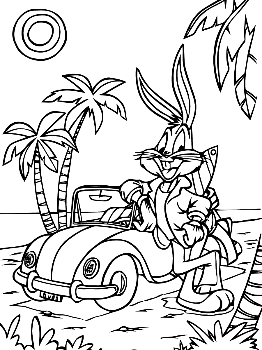 Coloriage imprimable Baby Looney Tunes #26533 de la collection Personnages de dessins animés à colorier aux crayons