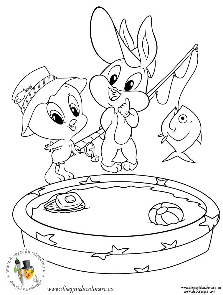 Dessin à colorier: Baby Looney Tunes (Personnages de dessins animés) #26541 - Coloriages à Imprimer Gratuits
