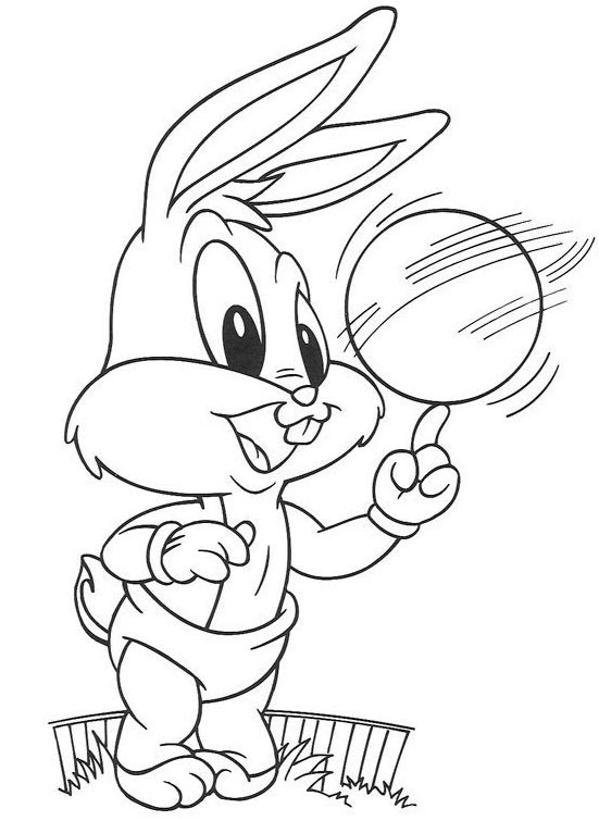 Coloriage gratuit Baby Looney Tunes #26546 de la collection Personnages de dessins animés à imprimer