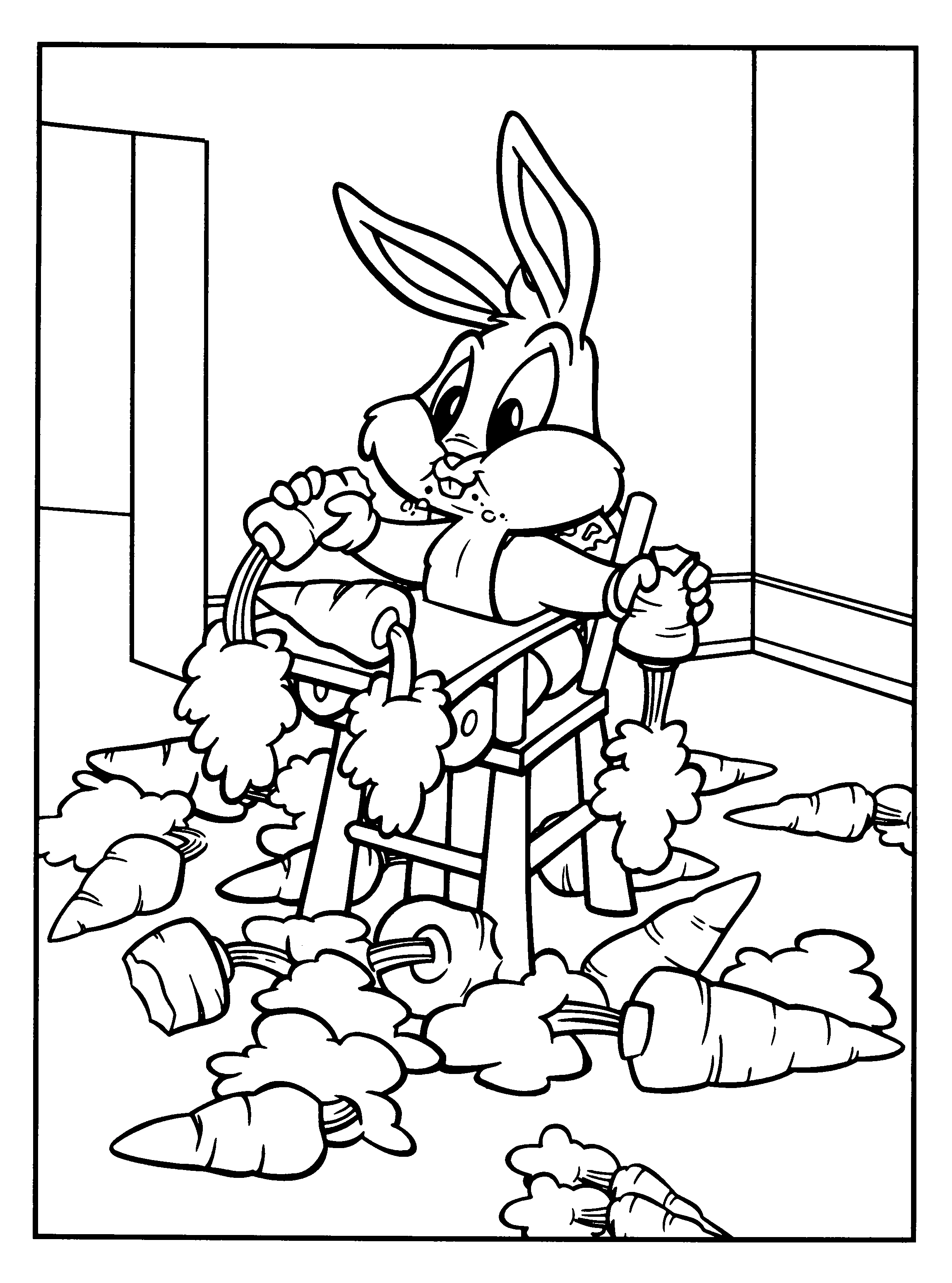 Coloriage gratuit Baby Looney Tunes #26573 de la collection Personnages de dessins animés à imprimer